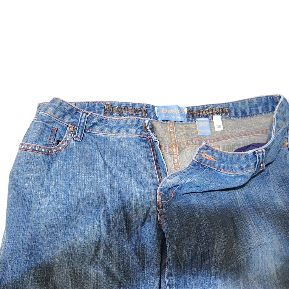 Women's- Desire Brand NWT Denim Blue Jeans Size 20 - Picture 2 of 3